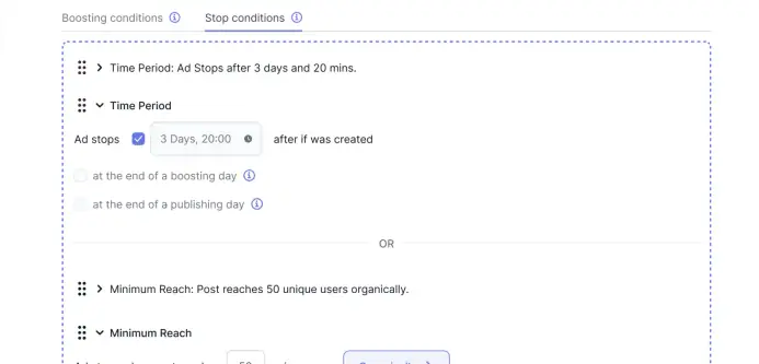 Smart rules configuration