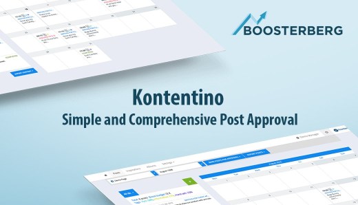 Boosterberg Facebook Ads Academy - Kontentino Social Media Content Management Tool