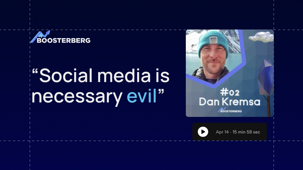 “Social media is necessary evil” Daniel Kremsa