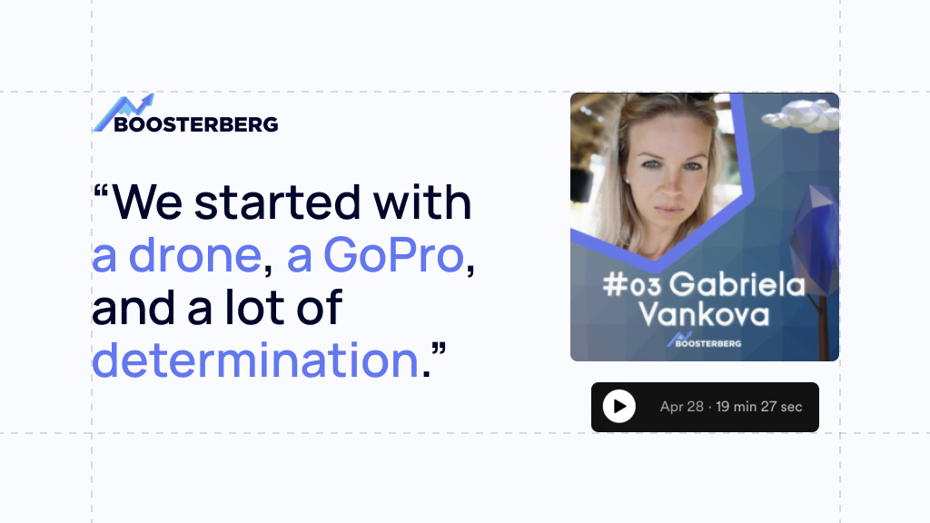 Gabi Vankova: “We started with a drone, a GoPro, and a lot of determination.”